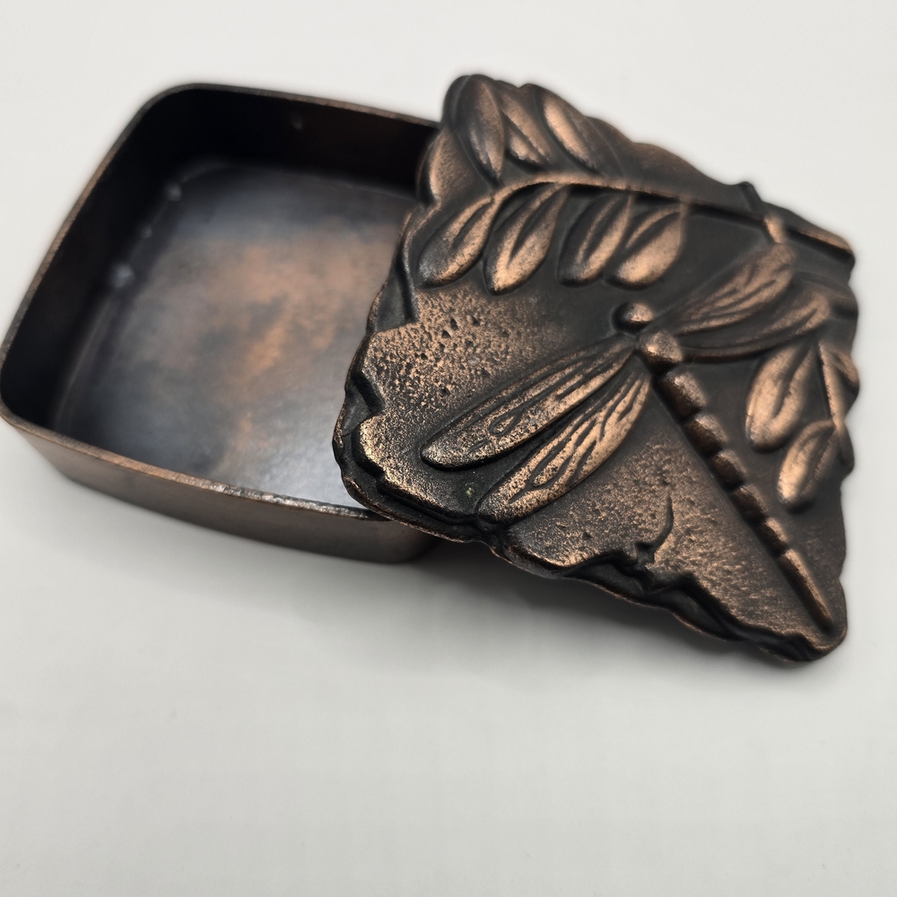 Pfaltzgraff Bronze Dragonfly Accessory Box